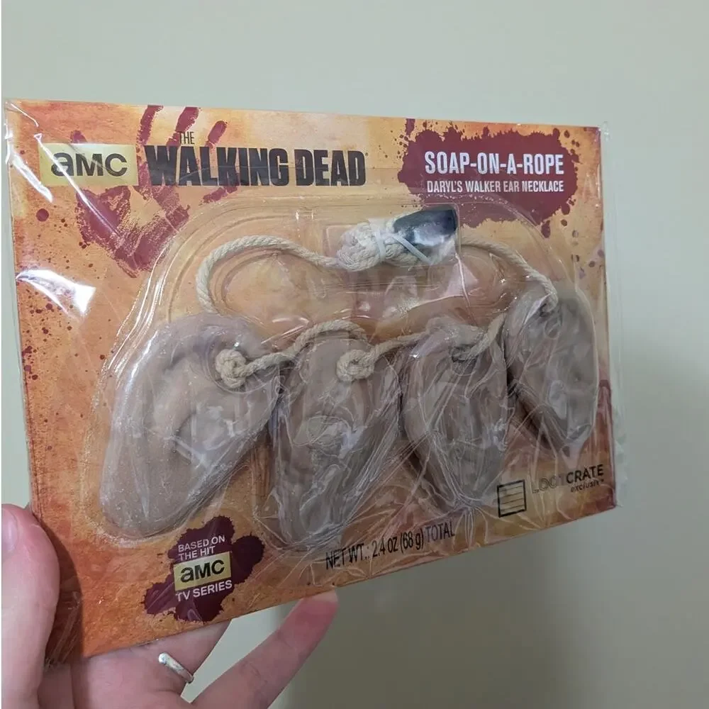 The Walking Dead Soap-On-A-Rope Daryl Walker's Ear Necklace